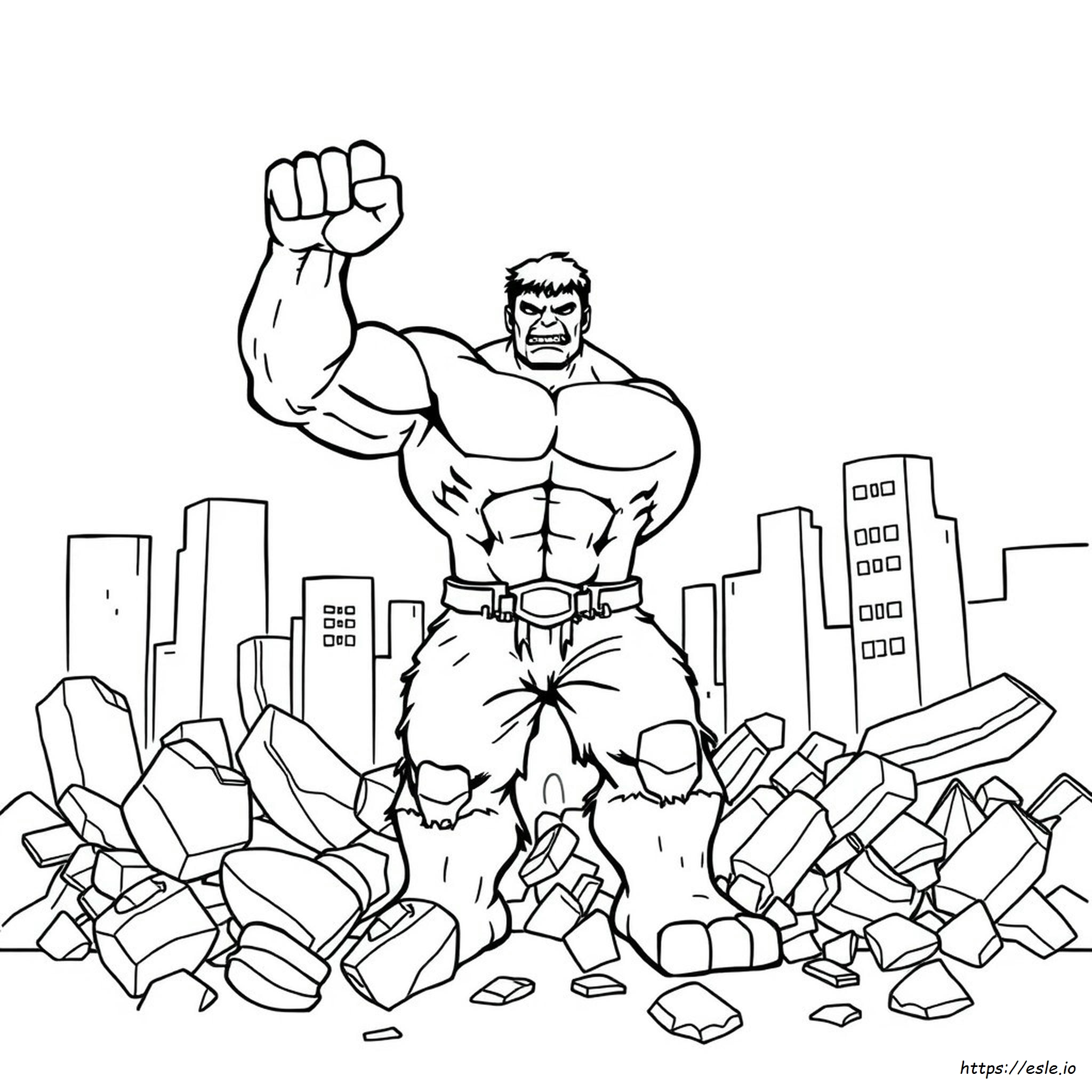 Coloring Pages The Hulk