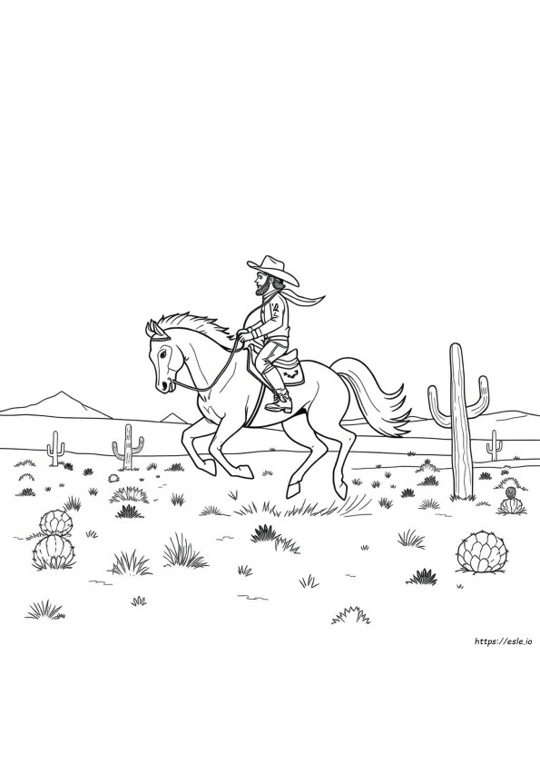 The Cimarron Spirit Coloring Pages