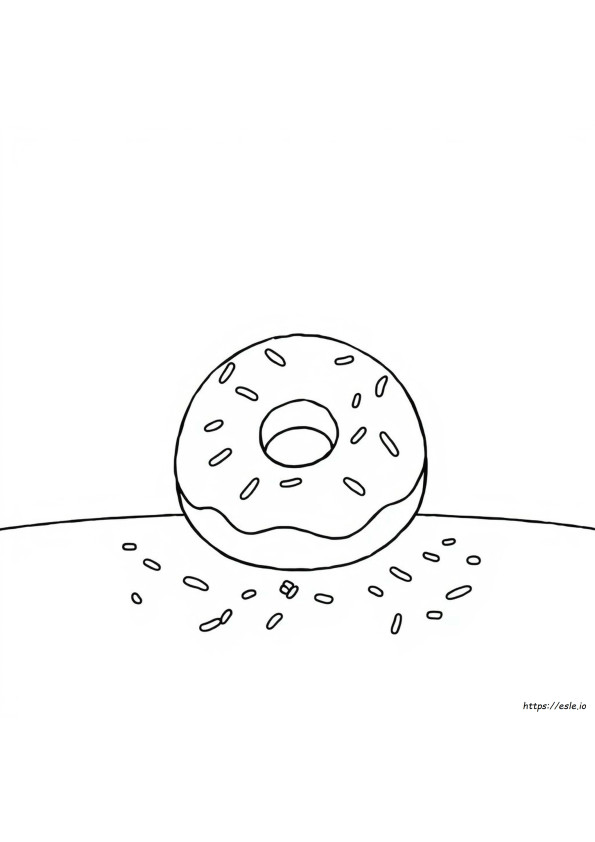 Donut Coloring Images