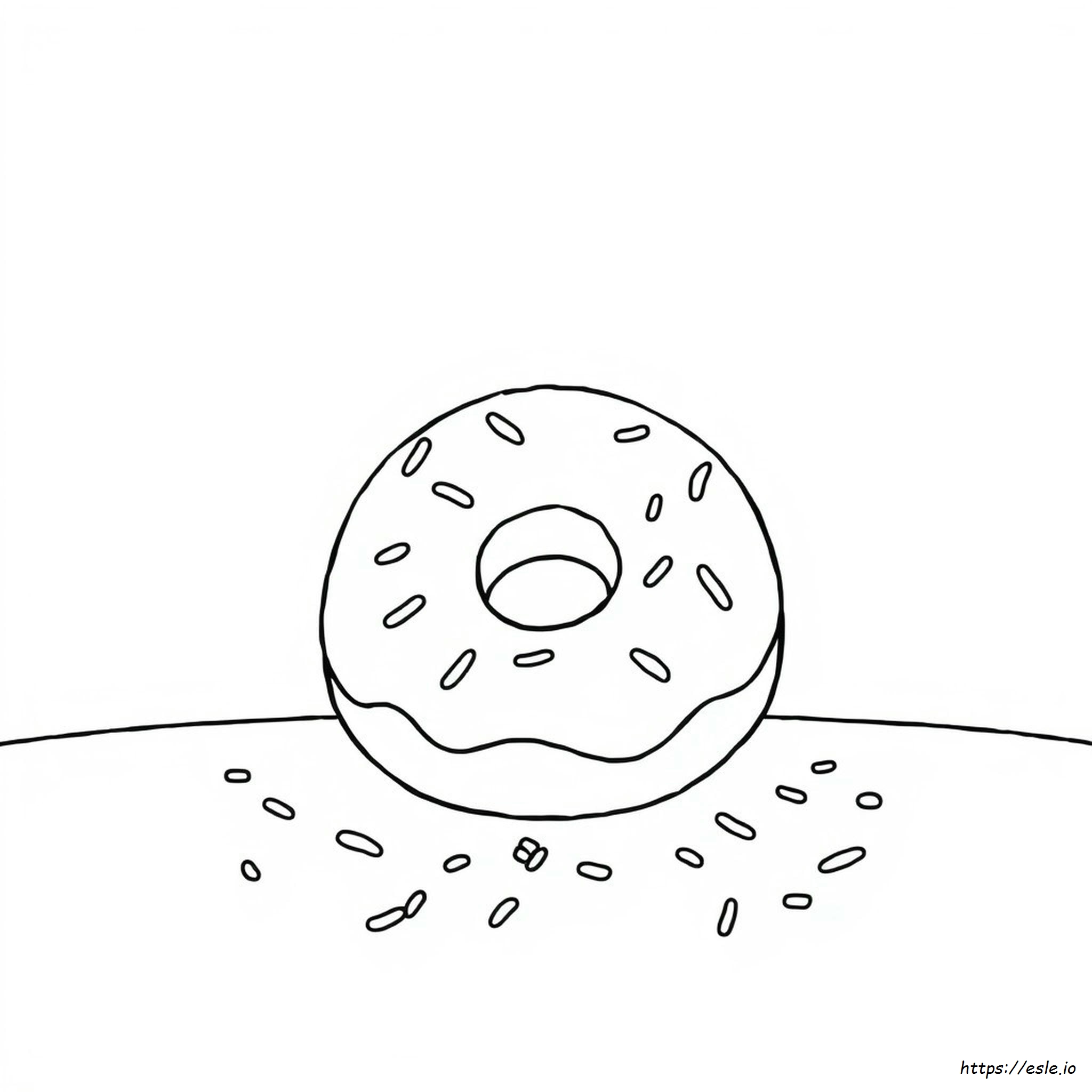 Donut Coloring Images