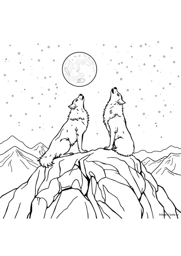 100 Disegni Di Lupi Da Colorare