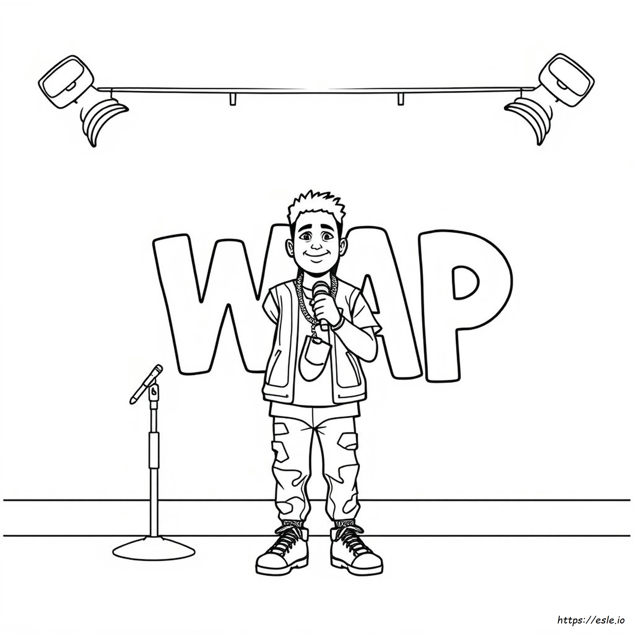 Nle Choppa Coloring Page