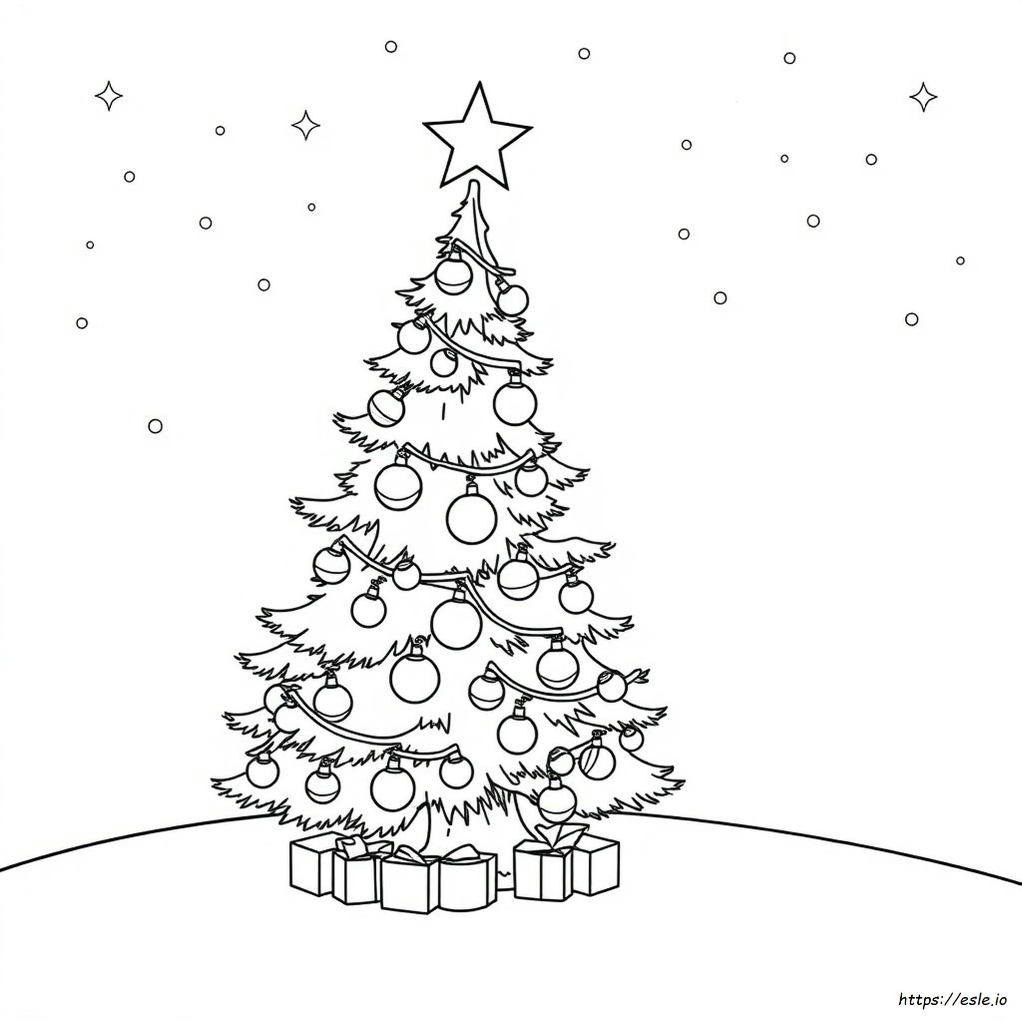 Kerst Kleurplaat kleurplaat