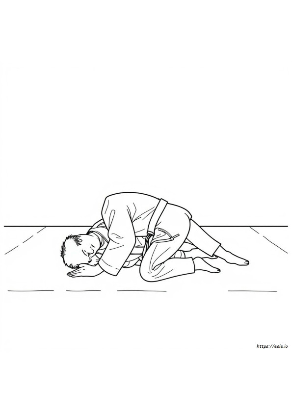 Printable Jiu Jitsu Coloring Pages