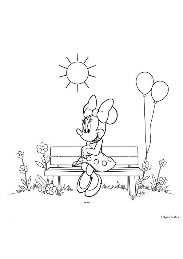 Minnie Mouse Para Colorear