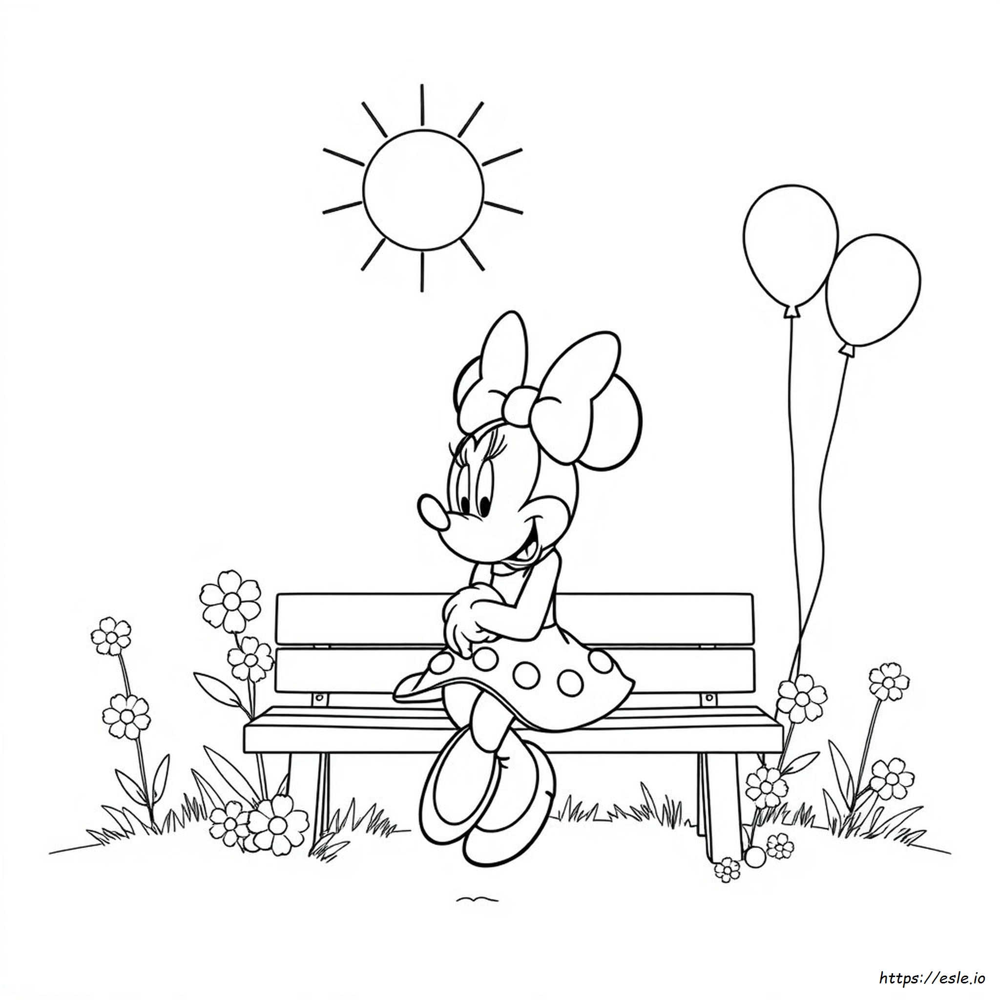 Minnie Mouse For Colouring
