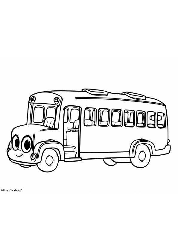 Morphle Bus coloring page
