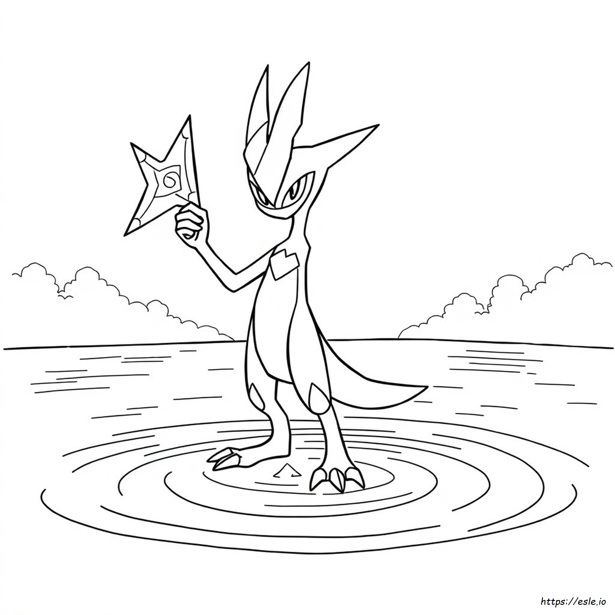 Greninja Xyz Pokemon Ausmalbilder