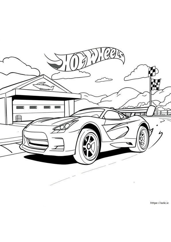 Pagini De Colorat Super Hot Wheels