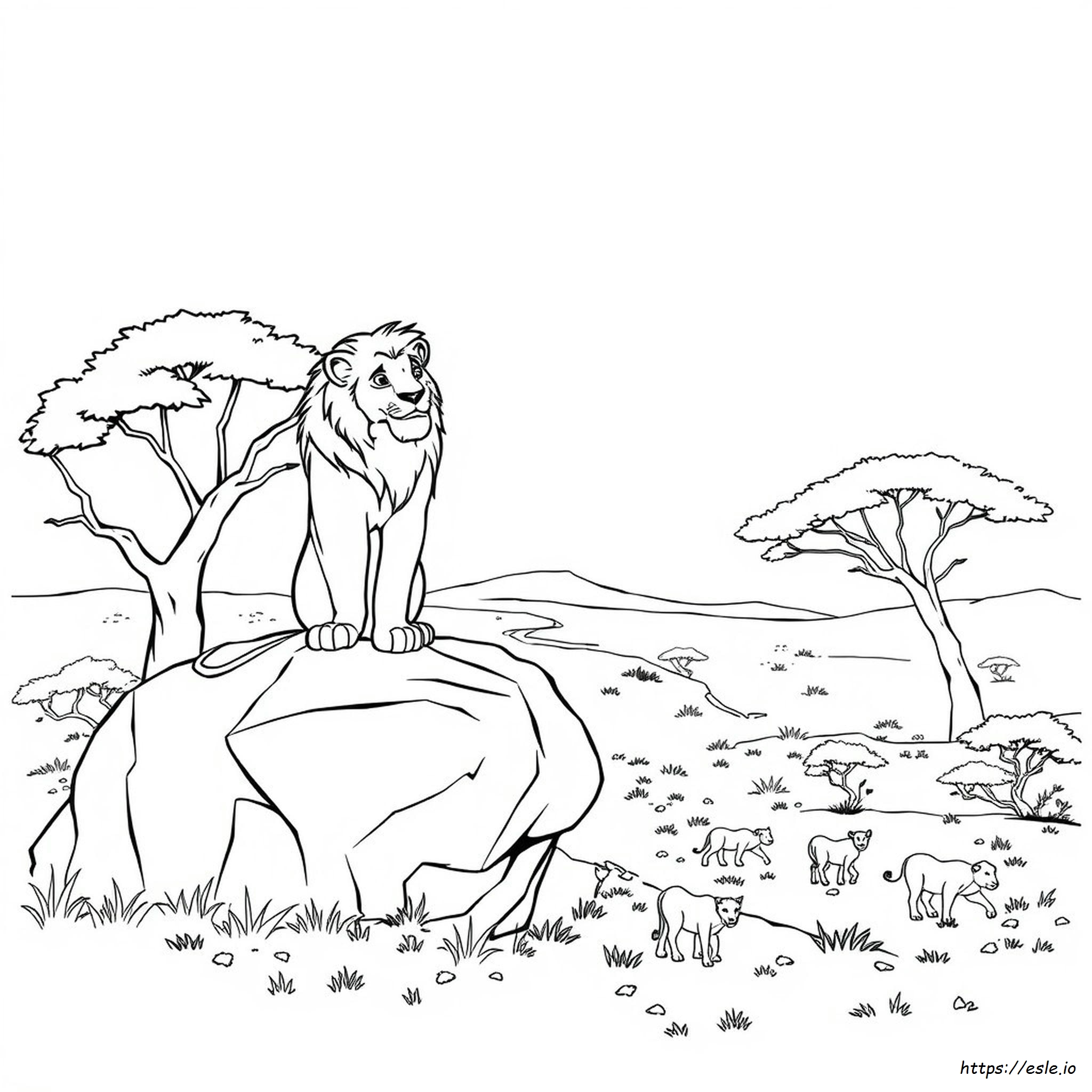 Lion King Printable Coloring Pages