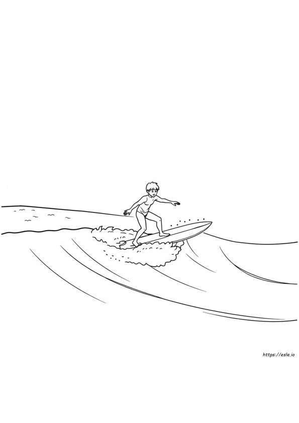 Tavola Da Surf Da Colorare