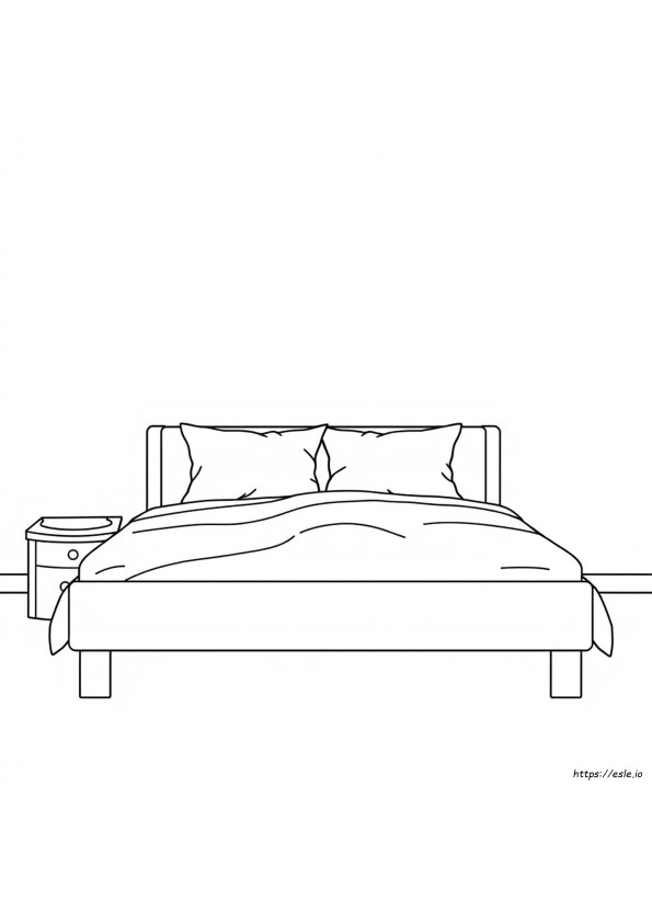 Bett Ausmalbilder