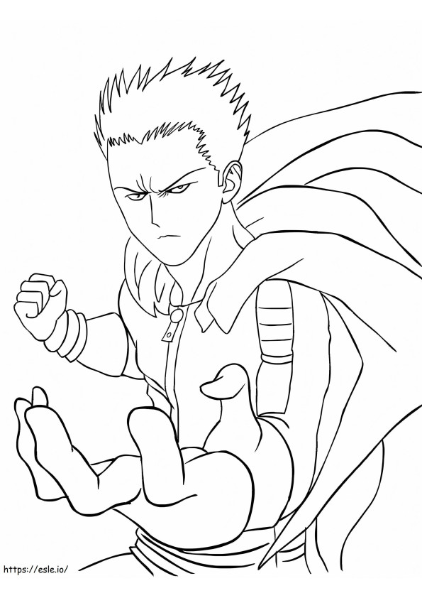 Blast A4 coloring page