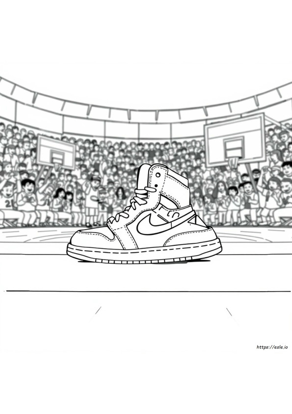 Jordan One Da Colorare