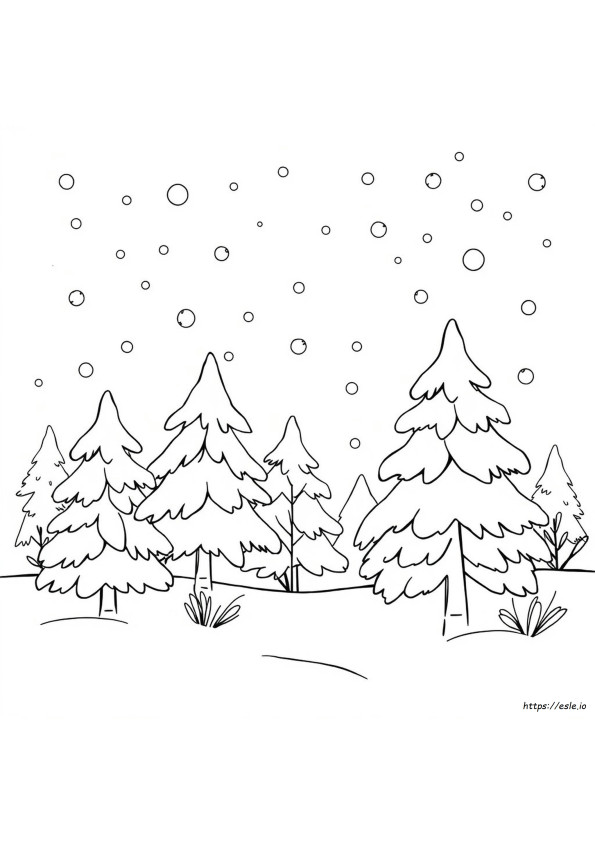 Coloriages Hivernaux