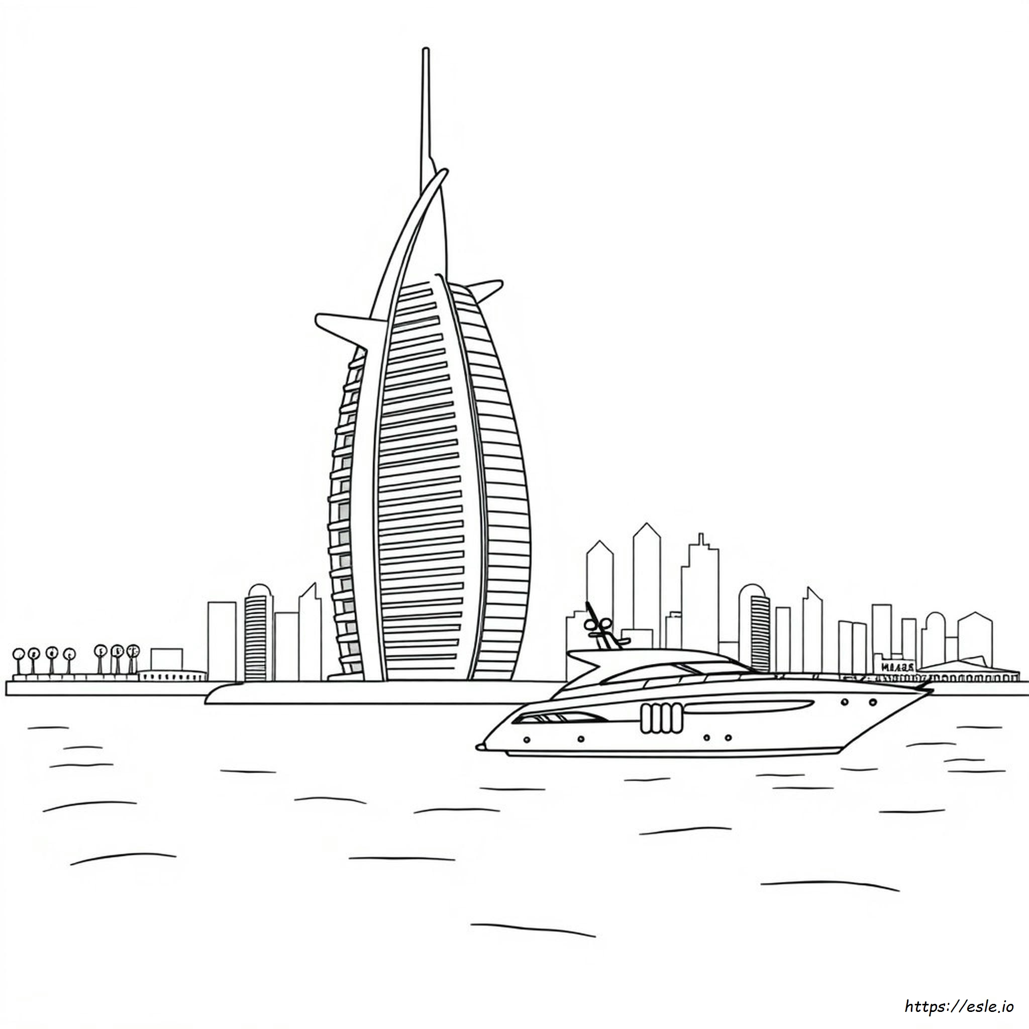 Burj Al Arab Coloring