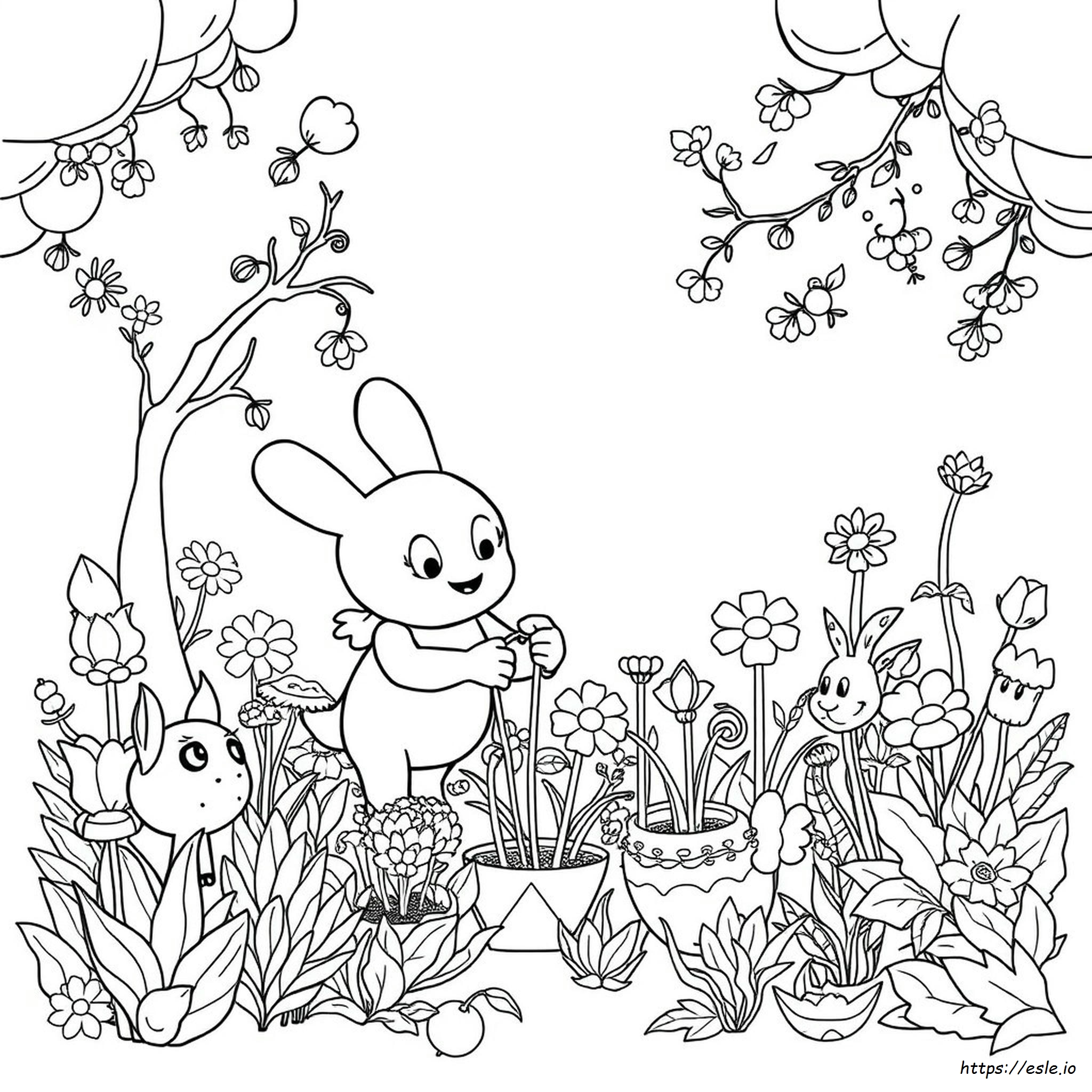 Flumbo Garten Of Banban Coloring Page