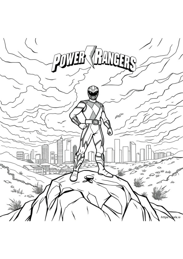 Kolorowanki Power Ranger