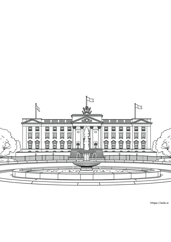 Istana Buckingham Mewarnai