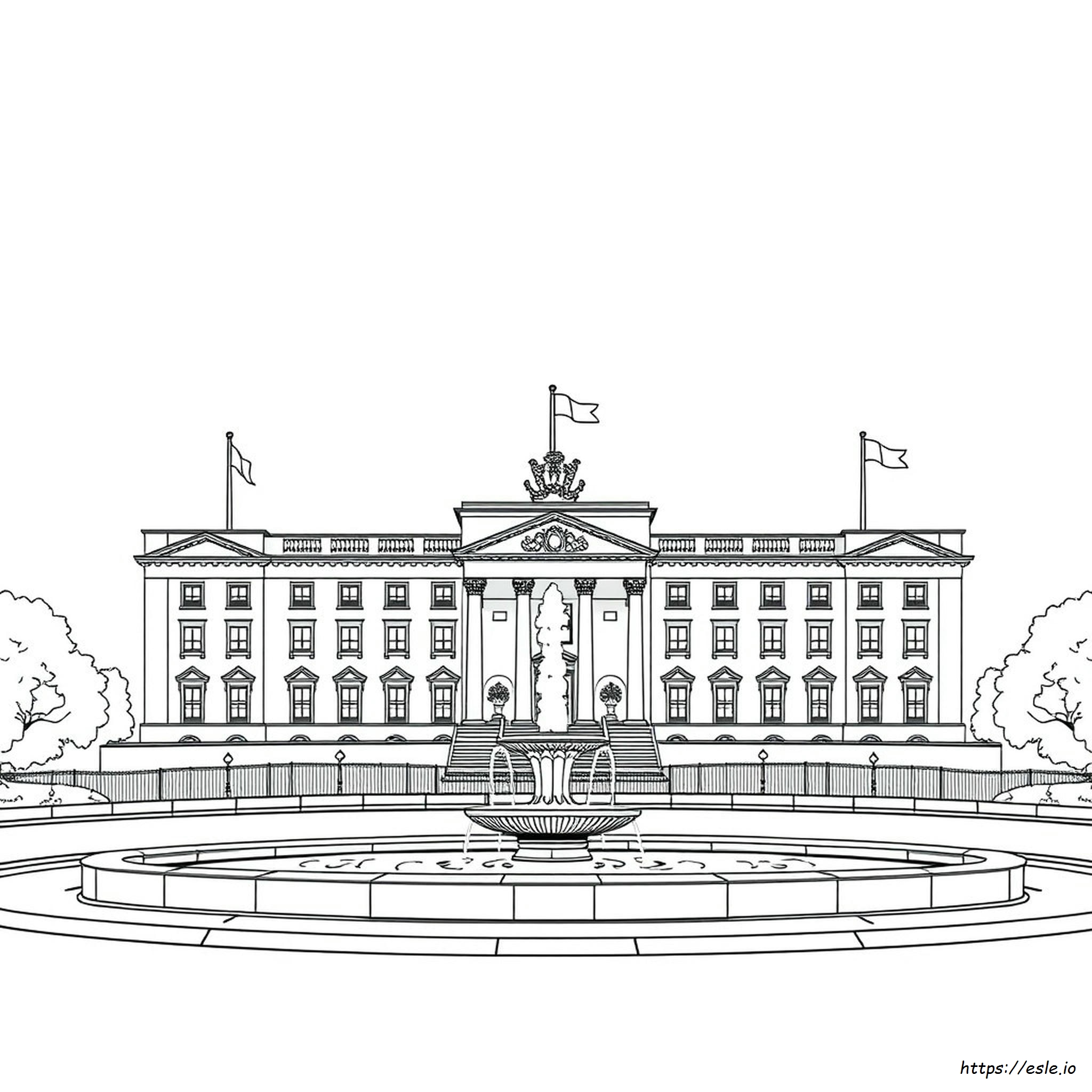 Buckingham Palace Colouring