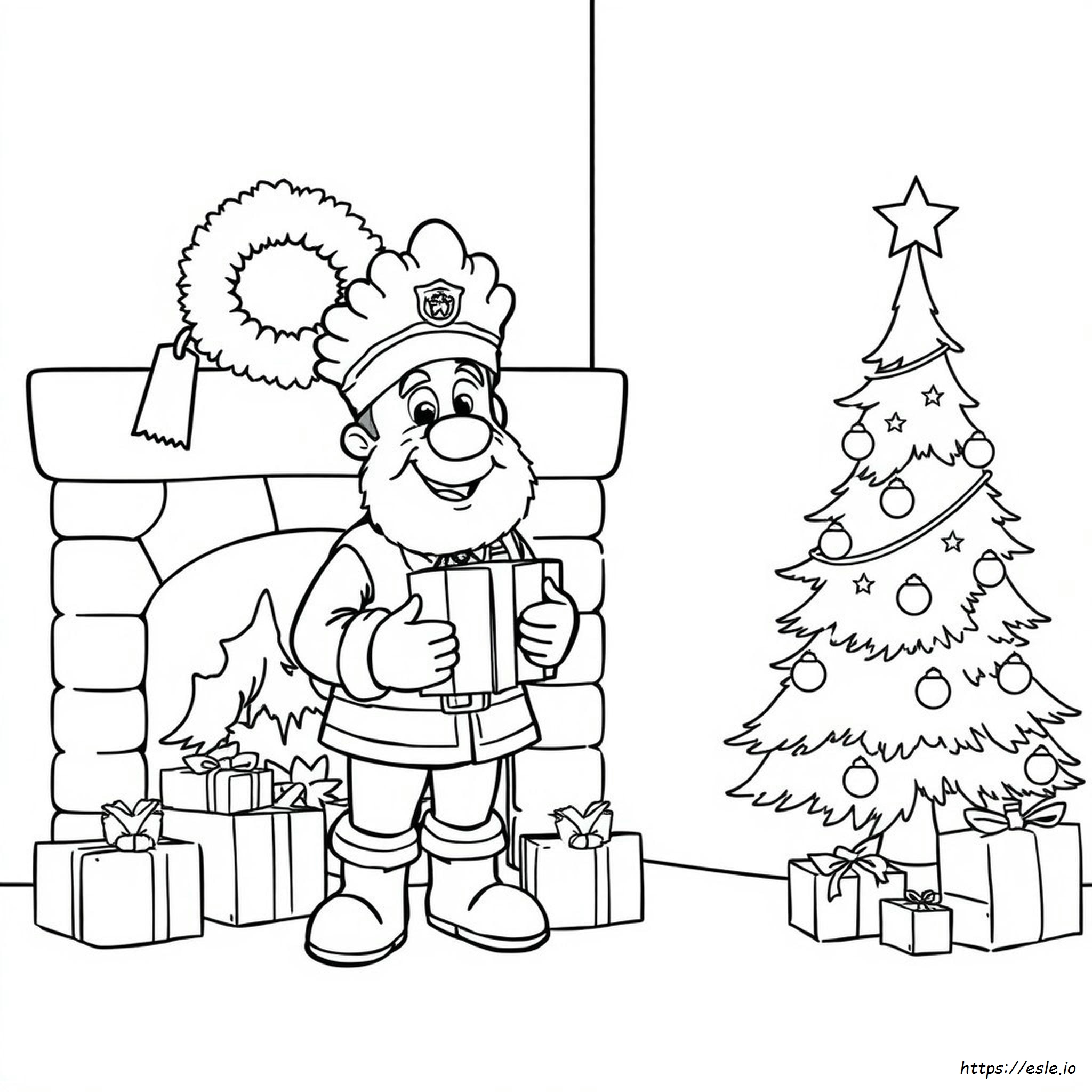 Chiefs Kerst Kleurplaten kleurplaat