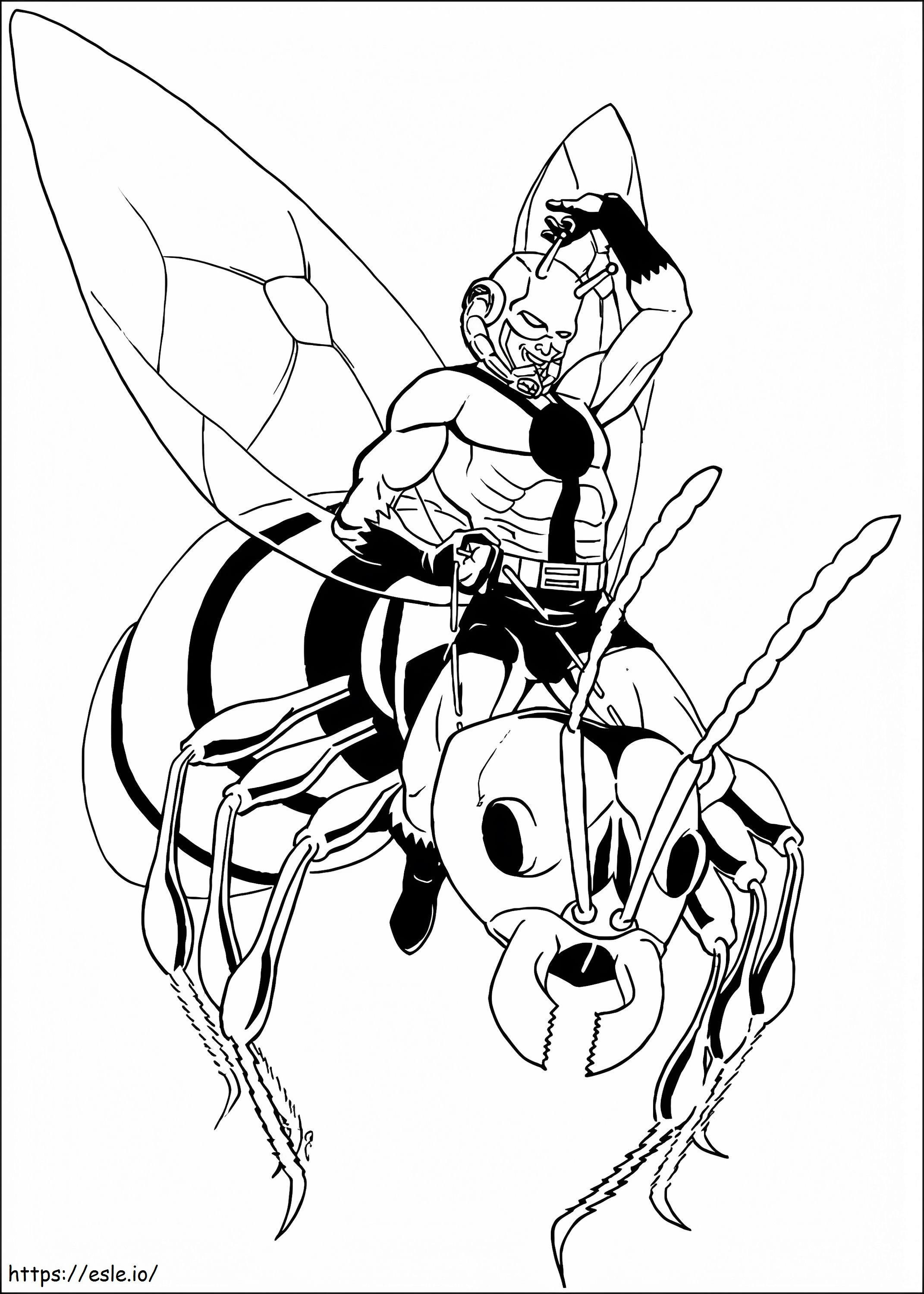 Marvel Ant-Man kleurplaat kleurplaat