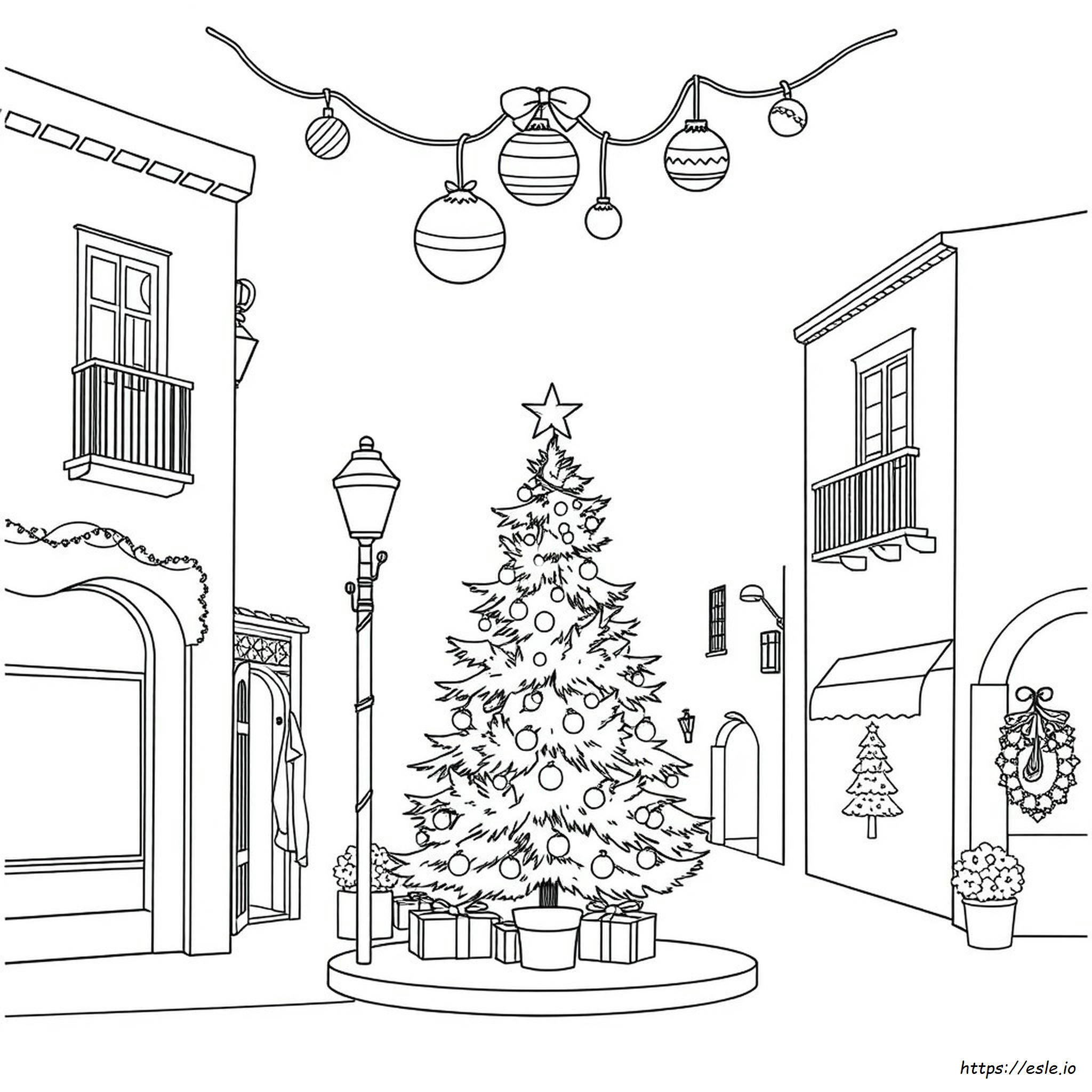 Kerst In Spanje Kleurplaten kleurplaat