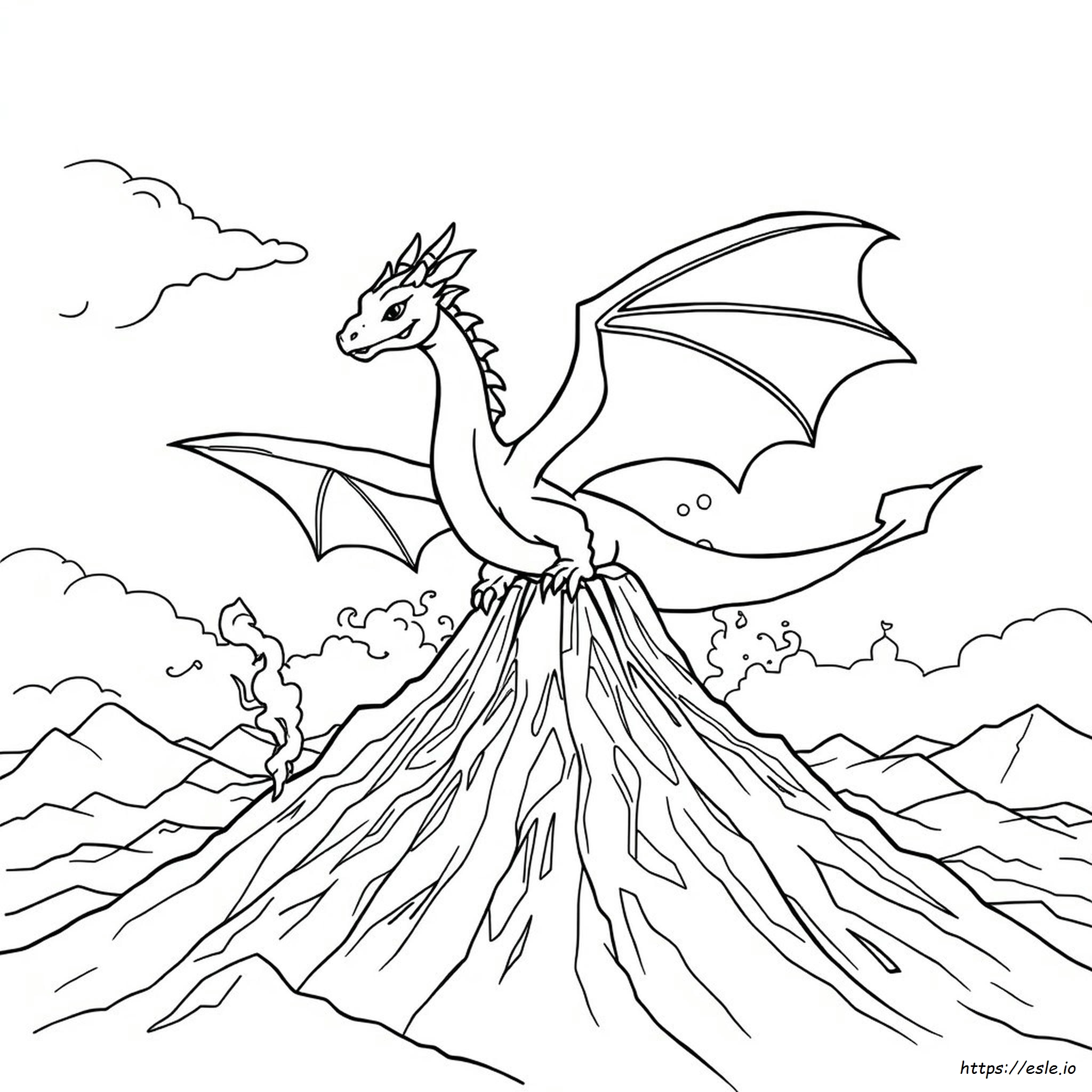 Printable Coloring Pages Of Dragons