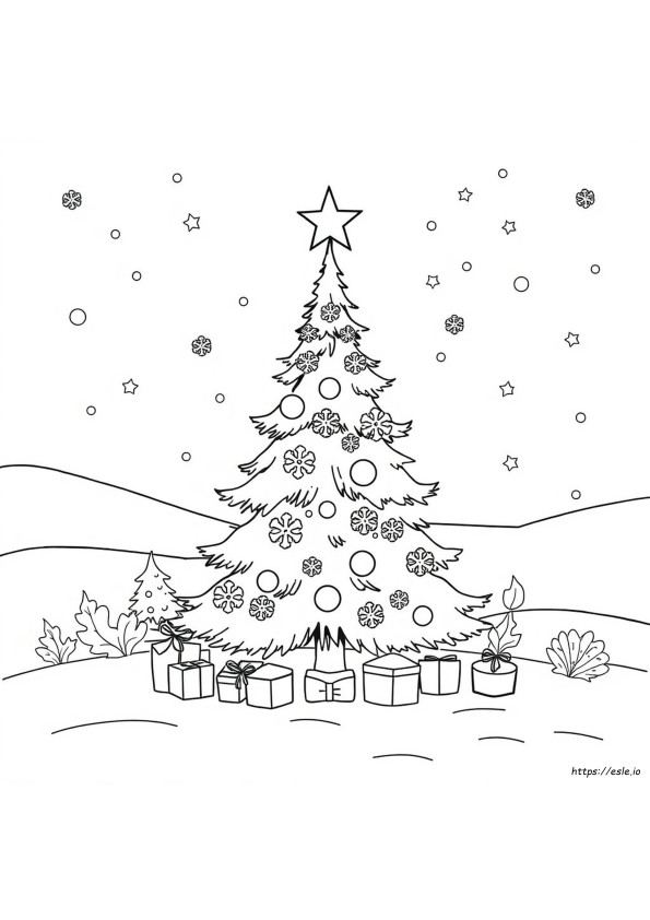 ブルーイのクリスマスぬりえ 無料