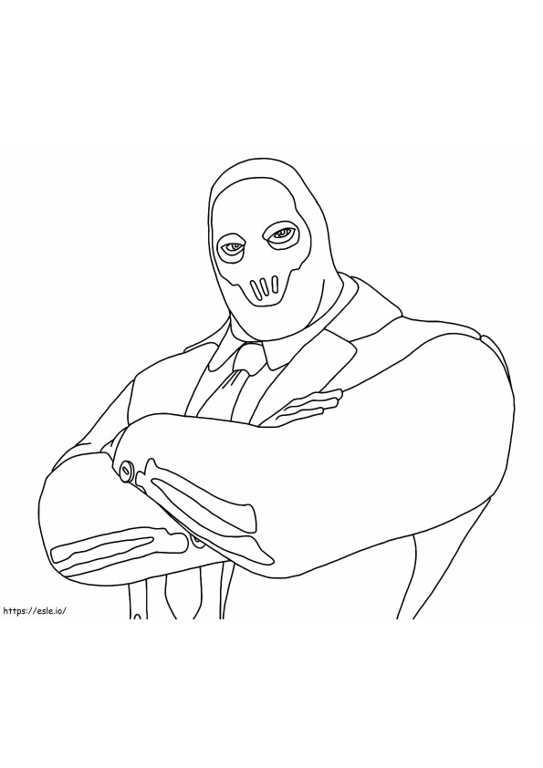 Brutus From Fortnite coloring page