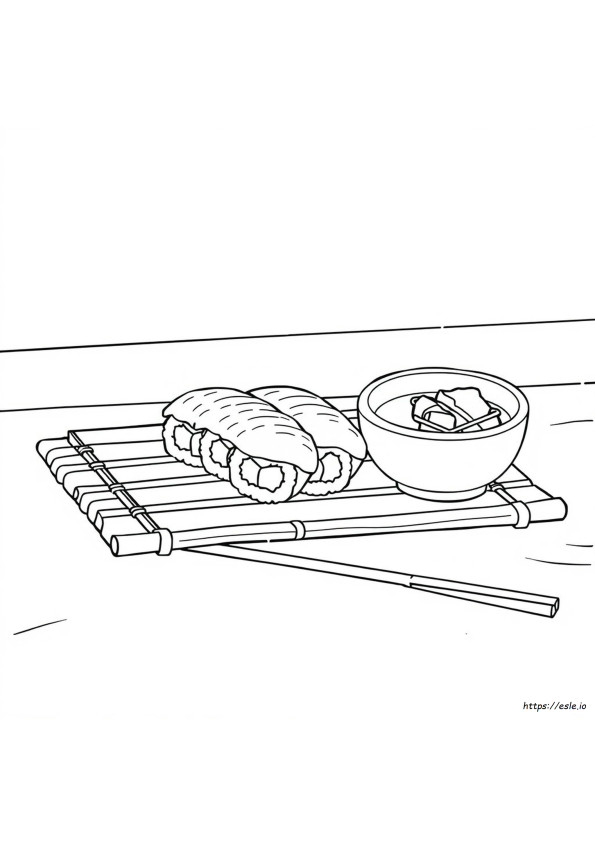 Sushi Kolorowanka