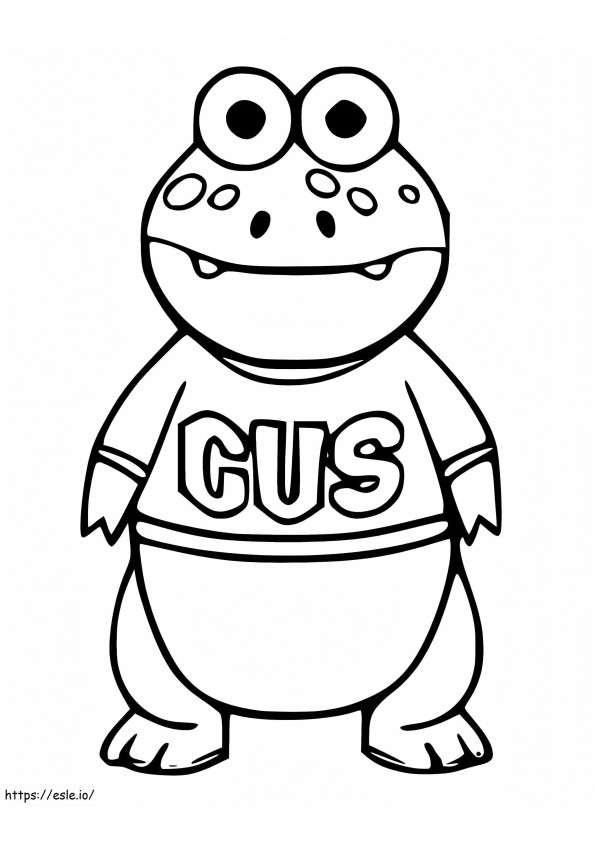 Cute Gus coloring page