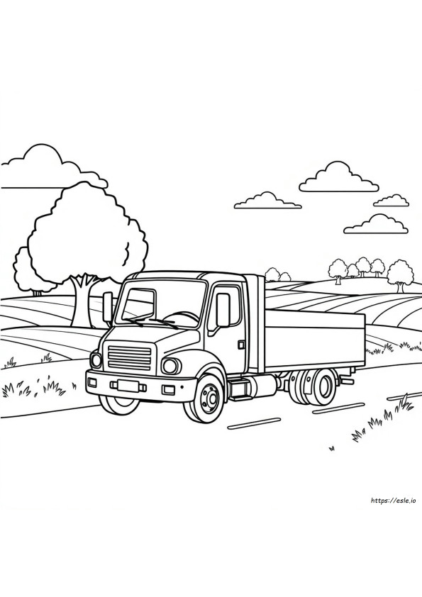 Camion Da Colorare