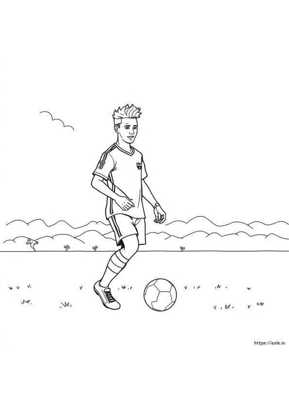 Neymar Jr Kolorowanka