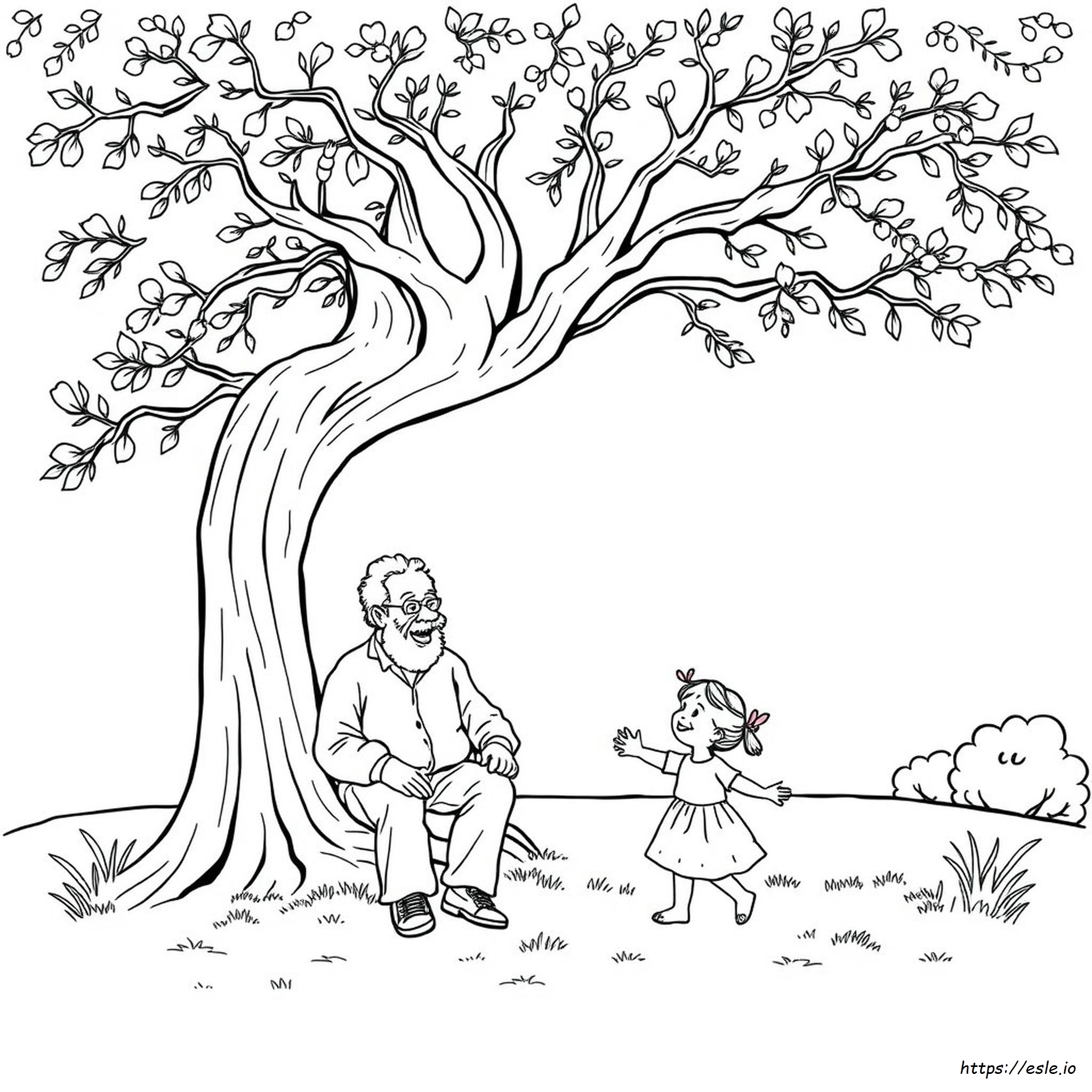 Grandparents Coloring Pages