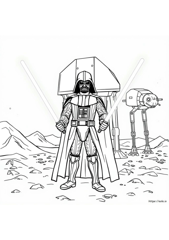 Free Printable Darth Vader Coloring Pages