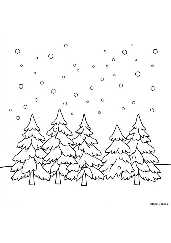Coloriage Hiver Gratuit Par Numéros