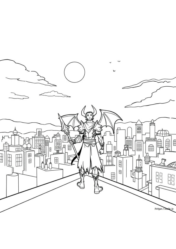 Demon Slayer Para Colorir
