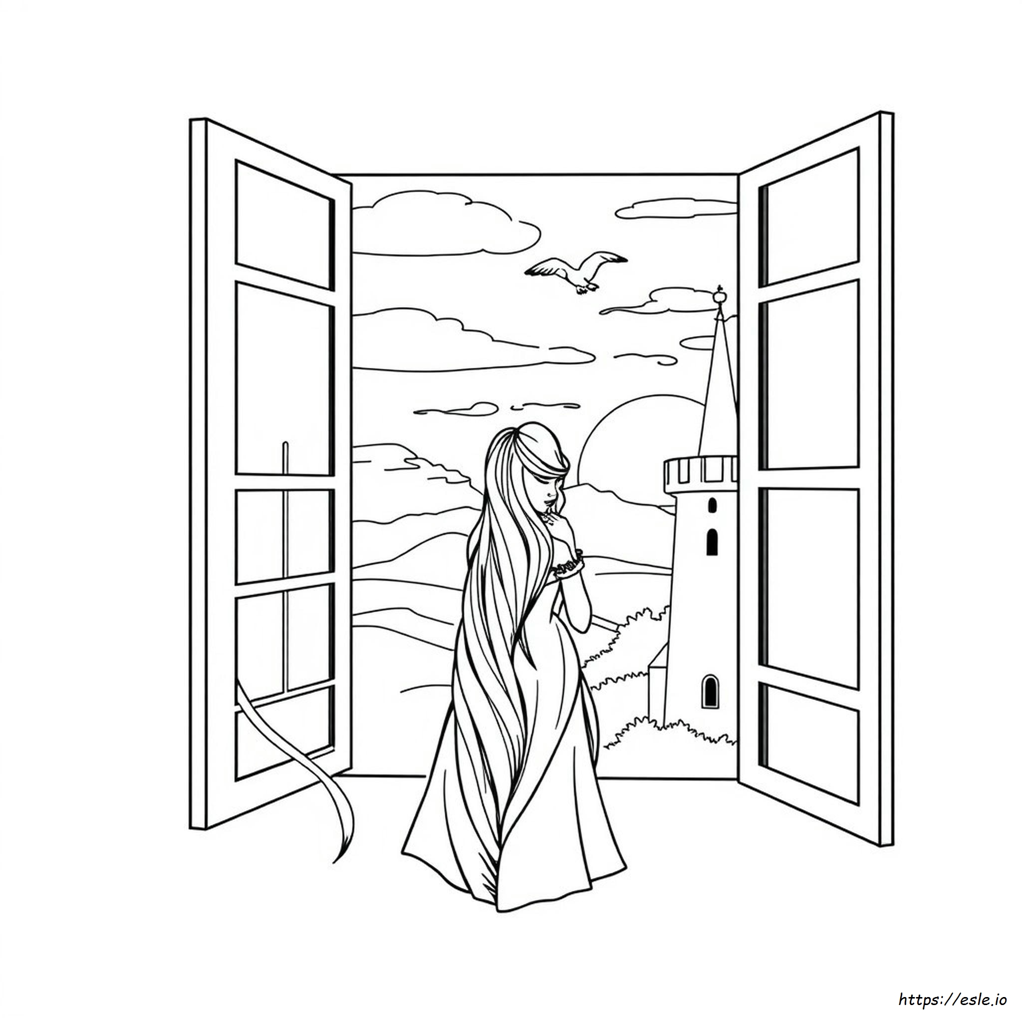 Rapunzel Disney Principessa Disegni Da Colorare E Stampare