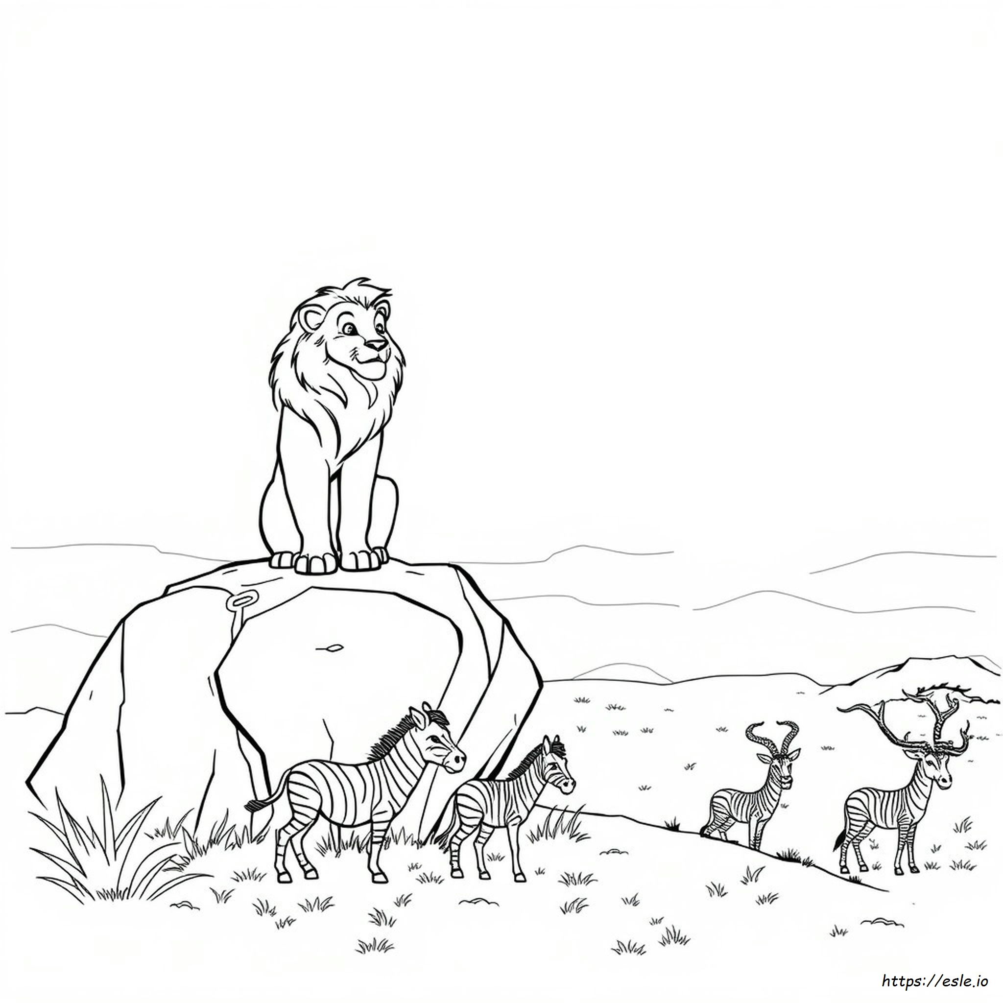 Lion King Coloring Sheets