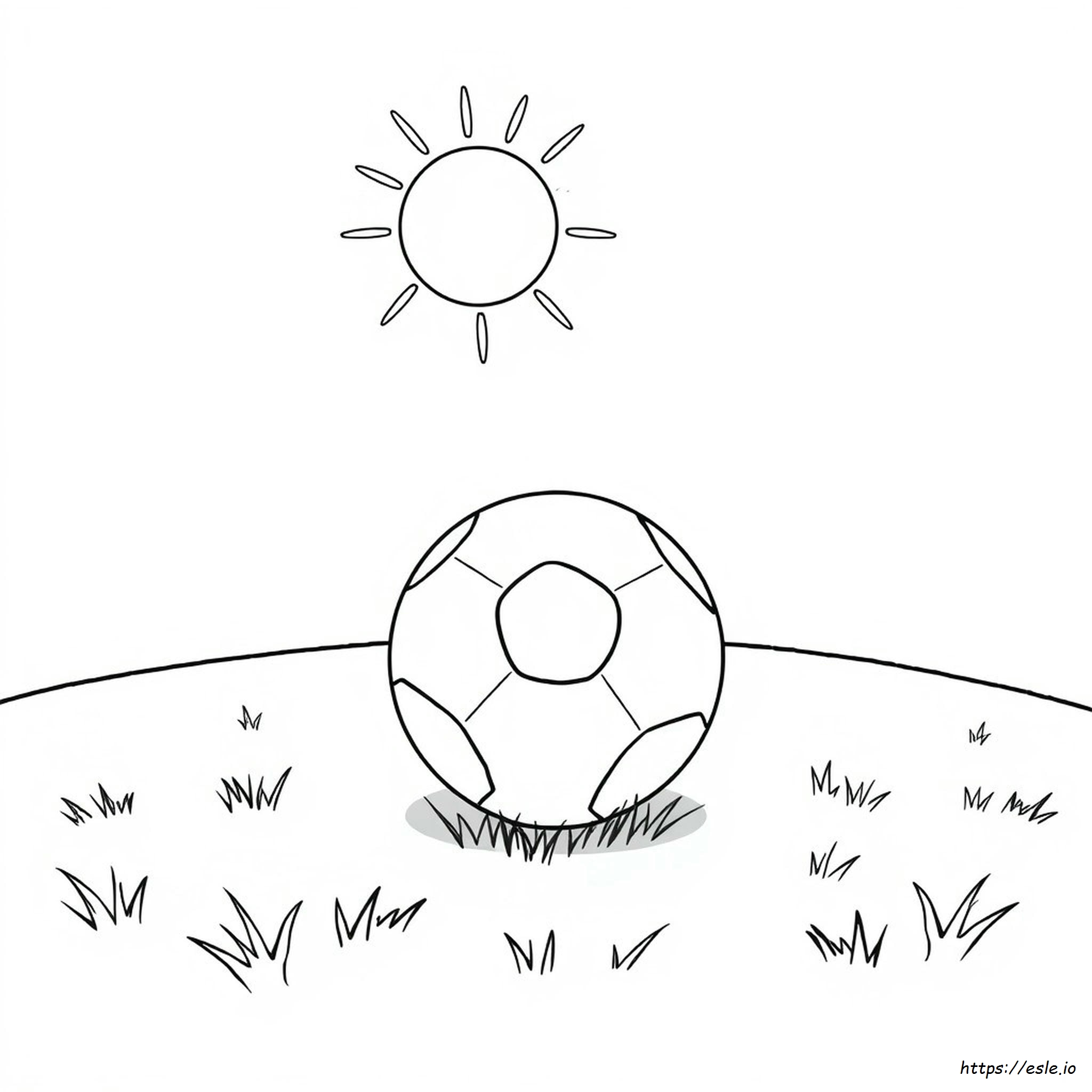 Colouring Image Of Ball