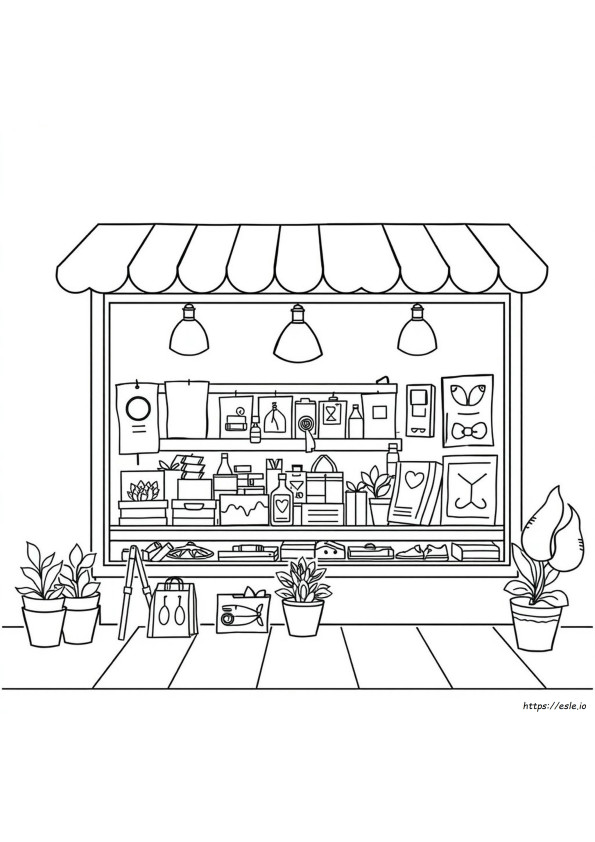 Shop Colouring