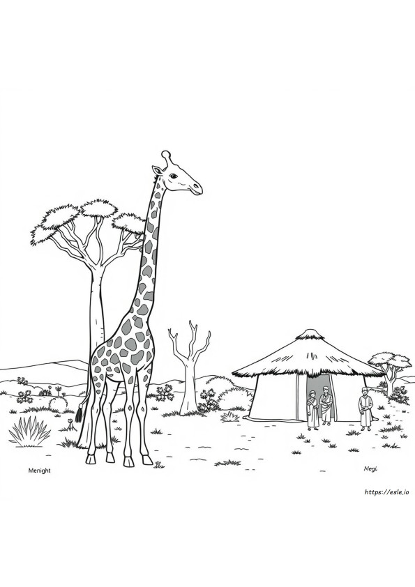 Kenia Os Kolorowanki