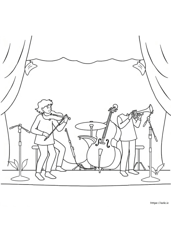 Kolorowanki Instrumenty Muzyczne