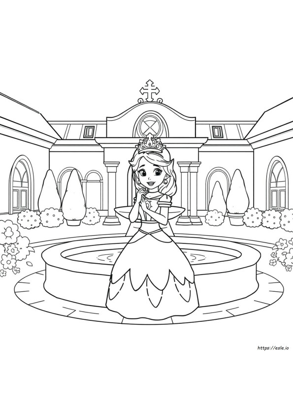 Princess Sofia Coloring Pages Pdf