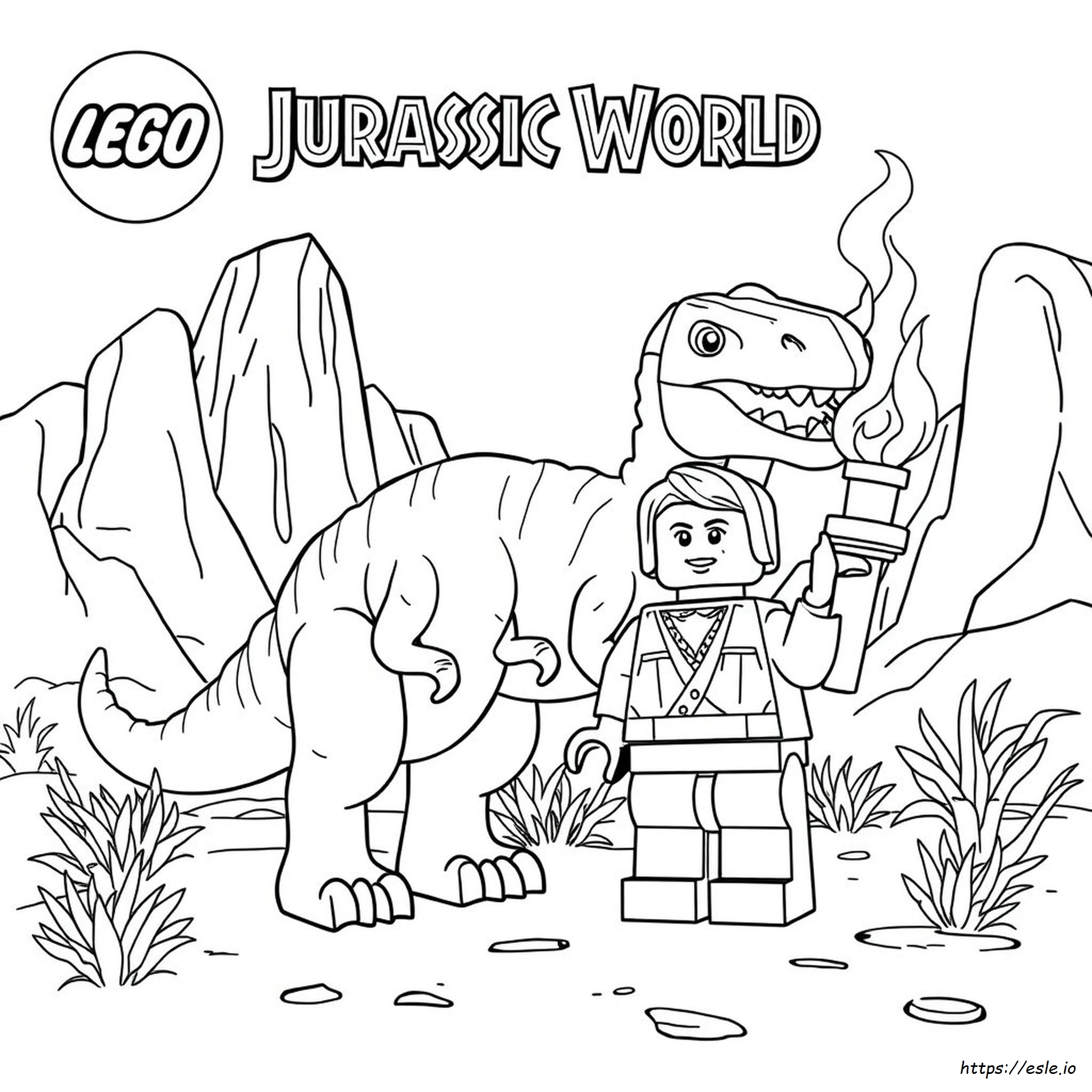 Lego Jurassic World Kleurplaat kleurplaat