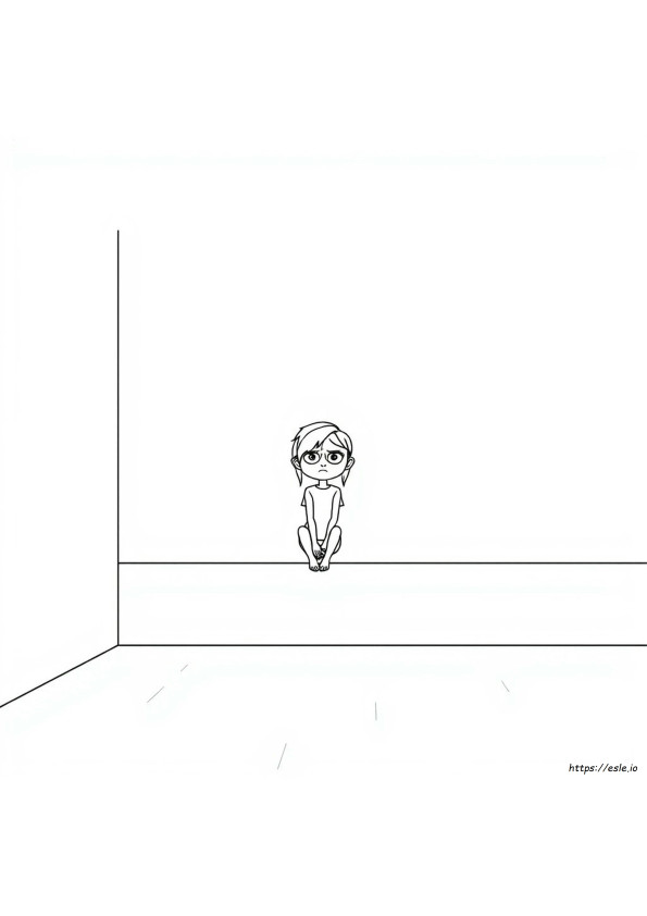 Inside Out 2 Disegni Da Colorare Tristezza