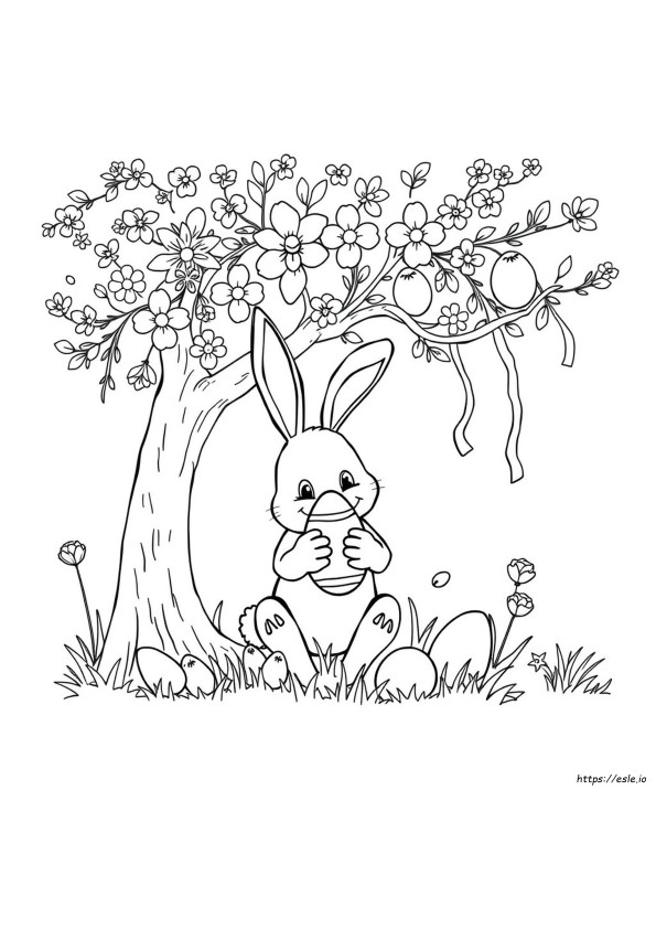 Bonitas Páginas Para Colorear De Pascua Para Niños
