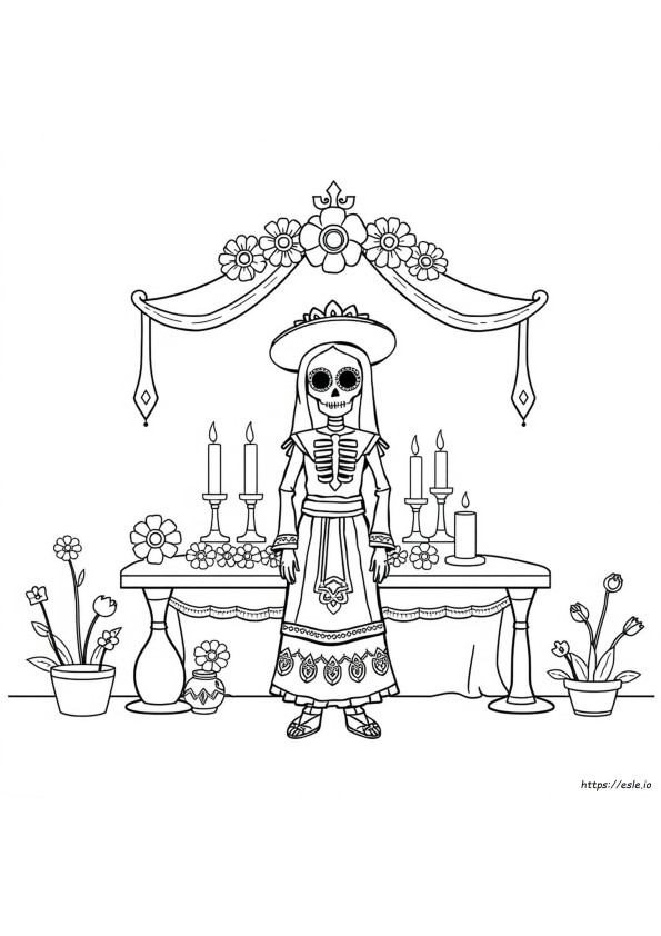 Coloriages Du Jour Des Morts
