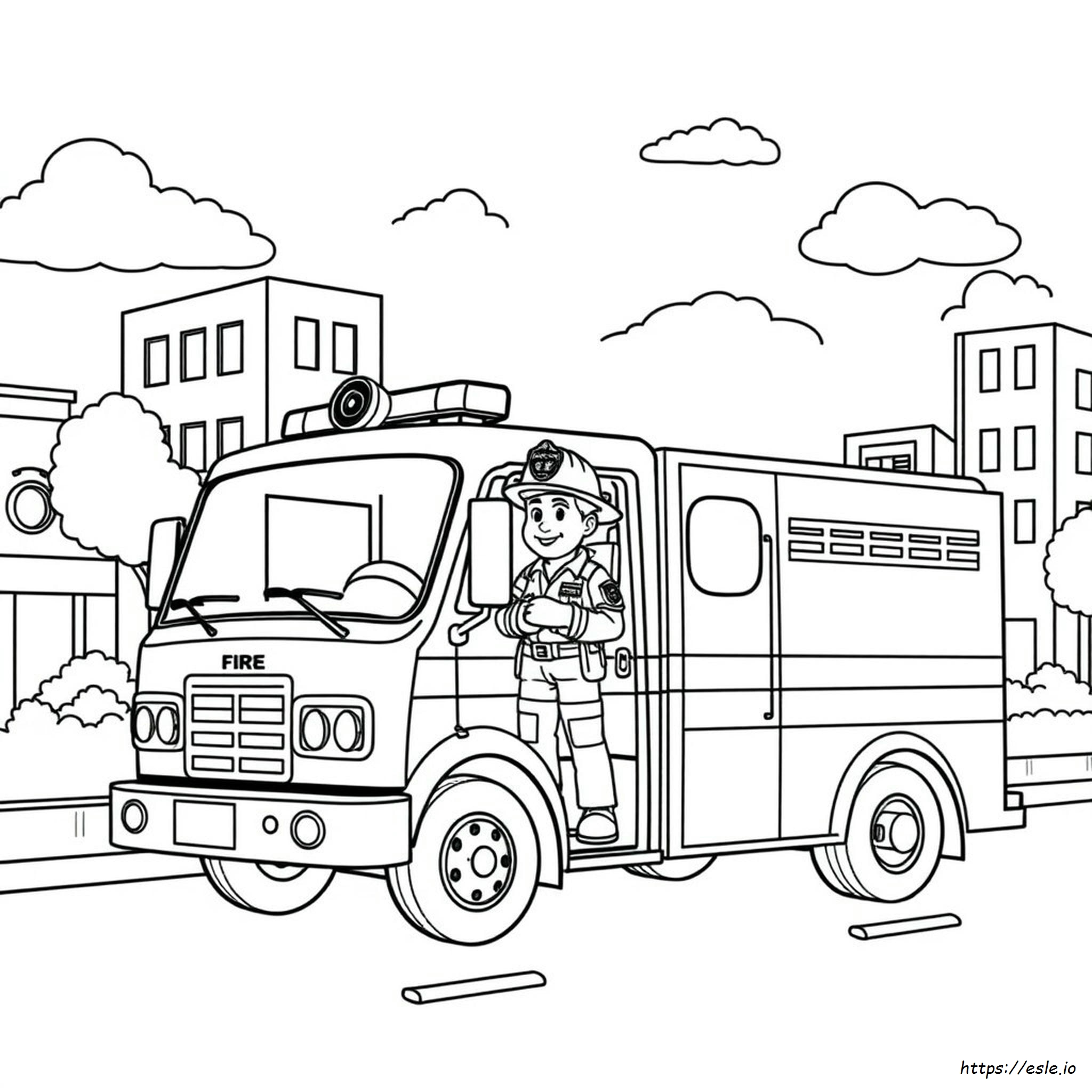 Fireman Sam Coloring Pages Pdf
